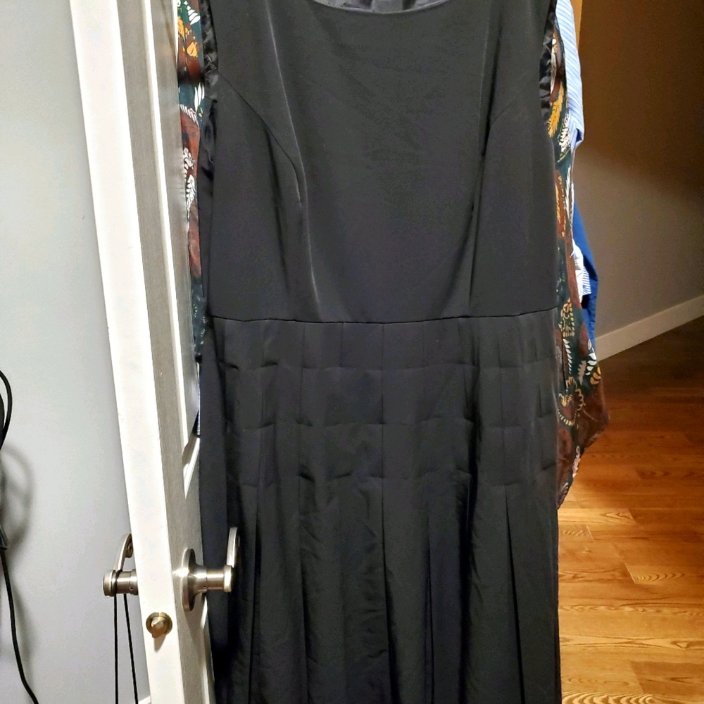 Womans black dress